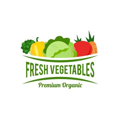 Fresh vegetables logo design vector 03 - Vector Food free download