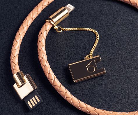 iPhone Charging Cable Bracelet | Cable bracelets, Bracelets, Leather bracelet