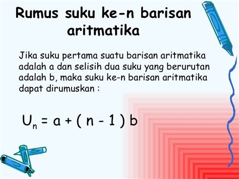 Barisan aritmatika