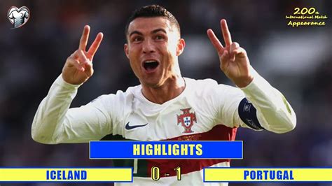 "Portugal vs Iceland 1 - 0: Thrilling Match Highlights and Analysis ...