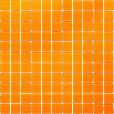 Glacier Orange 1X1 Frosted Glass Tile in 2023 | Glass tile, Glass tile backsplash, White glass tile