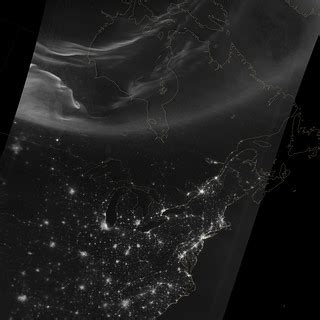 Aurora over North America | Using the “day-night band” (DNB)… | Flickr