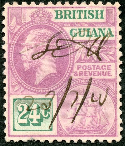 Big Blue 1840-1940: British Guiana Pt A - a closer look