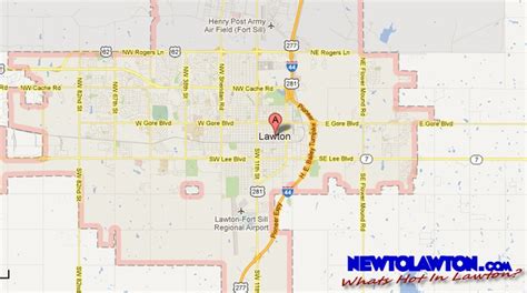 Map of Lawton Oklahoma - Lawton Oklahoma Map Comanche County | Lawton ...