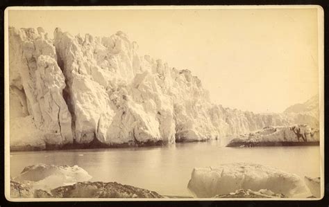 FACE OF MUIR GLACIER, FROM THE TOP. No. 5038. Albumen print | Alaska ...