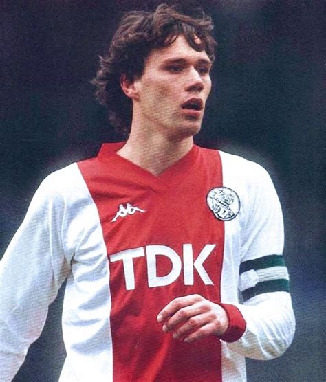 Marco Van Basten of Ajax Amsterdam in 1984. | Marco van basten, Soccer ...