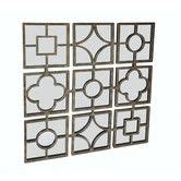 Cheungs Metal Design 9 Small Square Mirrors Wall Decor | Mirror wall decor, Mirror wall, Square ...