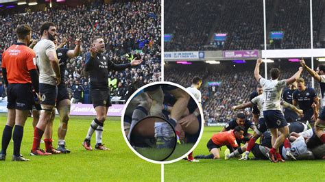 Scotland ‘absolutely robbed’ as TMO denies match-winning try against France