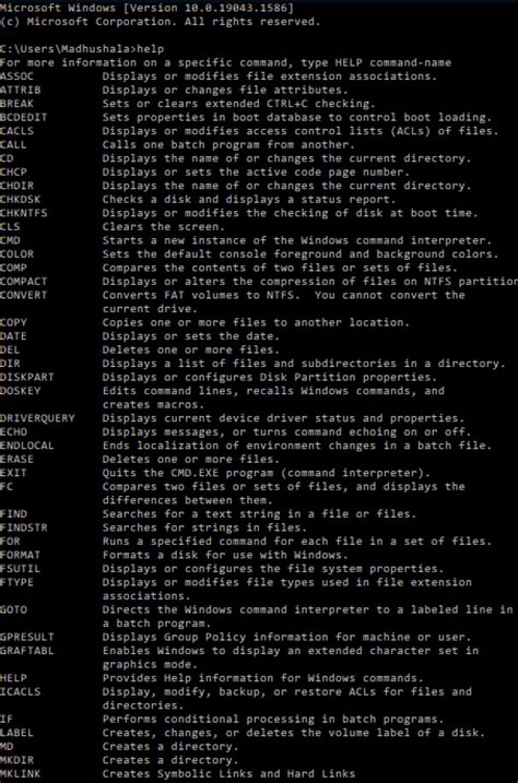 Dos Command Cheat Sheet Pdf