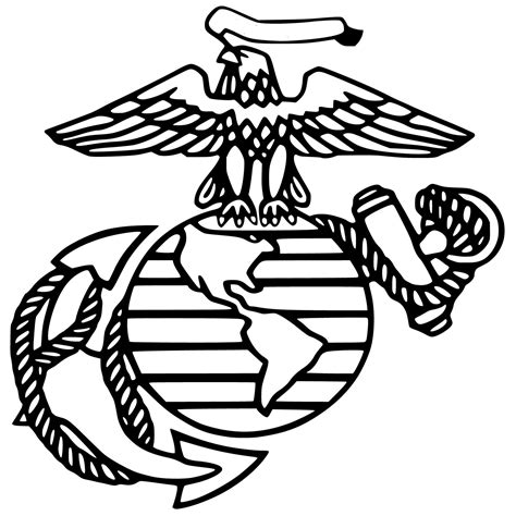 USMC Marine Eagle EGA Corp Marine Corp Semper FI Car Sticker - Etsy | Marine corps emblem ...