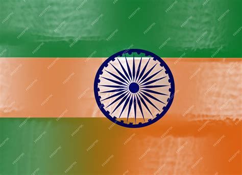 Premium AI Image | Flag of India illustration 3 stylish colors