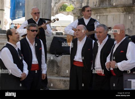 Croatian Musicians Singing in Diolectian s Palace in Split Croatia Stock Photo: 7571432 - Alamy