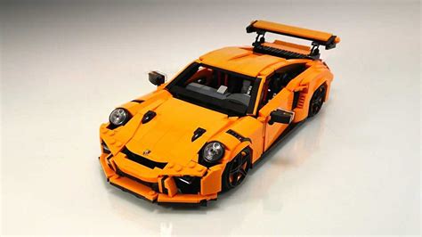 Lego Porsche 911 GT3 RS custom build is brilliant in every way