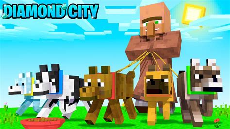 TEACHING Villagers HOW to USE MODS! - Diamond City - YouTube