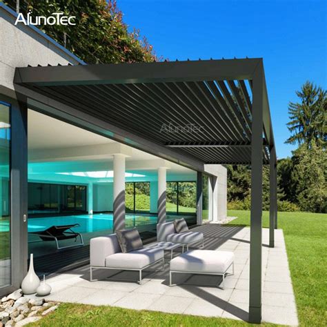 Modern Adjustable Aluminium Louvre Roof for Car - Buy Aluminium louvre roof, backyard pergola ...