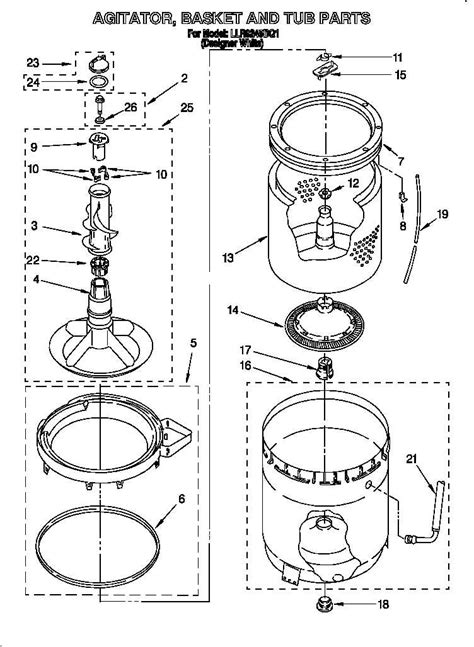 Understanding the Whirlpool Cabrio Washer Parts Schematic: A ...