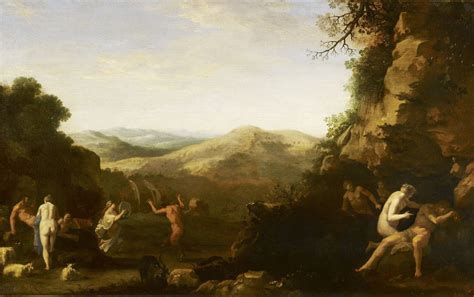 Nymphs and Satyrs in a Hilly Landscape | Satyr, Nymph, Landscape