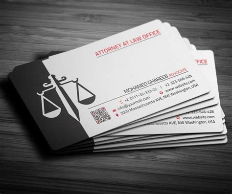 25 Creative Lawyer Business Card Templates | Lawyer business card, Attorney business cards, Free ...