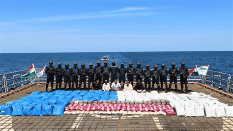Navy-NCB seize 3,300 kg of drugs from 'suspicious' boat off Gujarat coast; historic, says Amit Shah