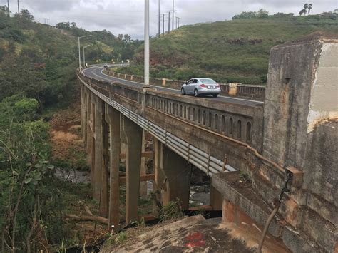 Highways | Rehabilitation work to begin on Kipapa Stream Bridge (Roosevelt) on Kamehameha ...