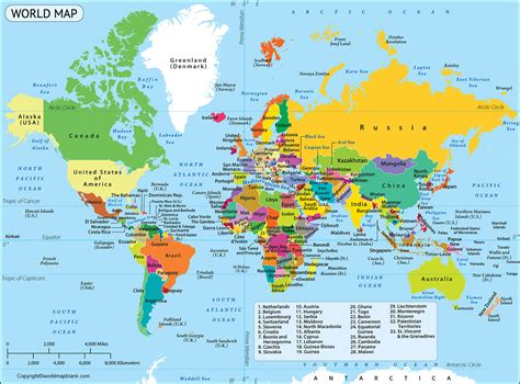 Labeled Map of the World – Map of the World Labeled [FREE]