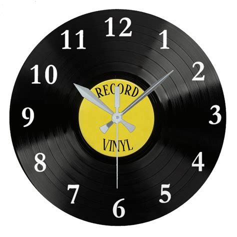 Vinyl Record Round Wall Clock | Zazzle