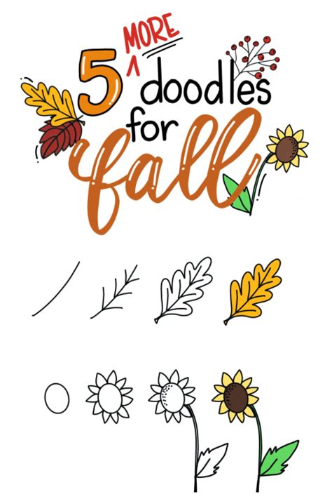 5 More Doodles for Fall - Amy Latta Creations