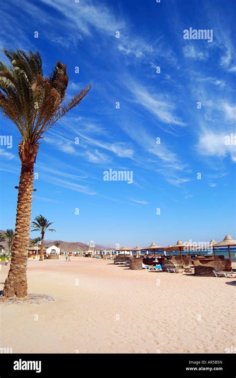 Beach view, Hotel Sofitel Taba Heights, Taba Heights, Sinai Peninsula ...