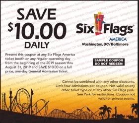 Best Six Flags Coupons 2021 - Discounts, Online Coupon Codes, Printable | Six flags, Six flags ...