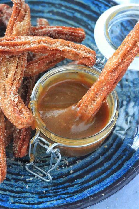 Pumpkin Spice Churros with Brown Sugar Caramel