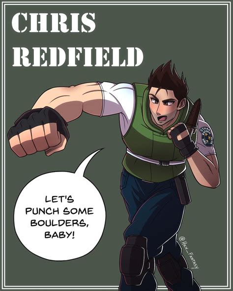 [OC] Chris Redfield fanart : r/residentevil