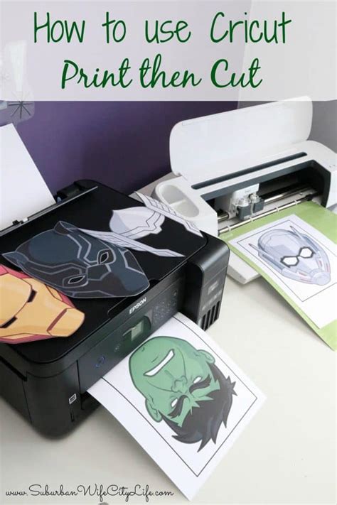 How to use Cricut Print then Cut - Suburban Wife, City Life