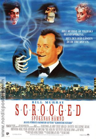 Scrooged poster 1988 Bill Murray original