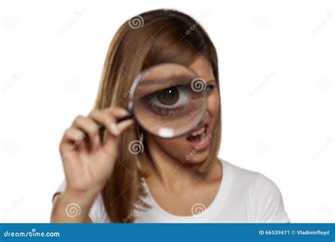 Young detective stock image. Image of caucasian, girl - 66539471