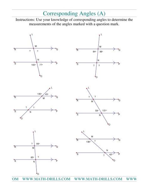 Corresponding Angles (A)