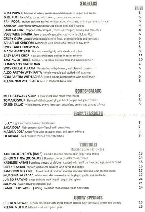 Jackson Diner Menu, Menu for Jackson Diner, Jackson Heights, New York ...