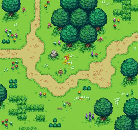 Title:Path garden Pixel Artist:beetleking Sprites, 2d Rpg, Arte 8 Bits, 8 Bit Art, Pixel Art ...