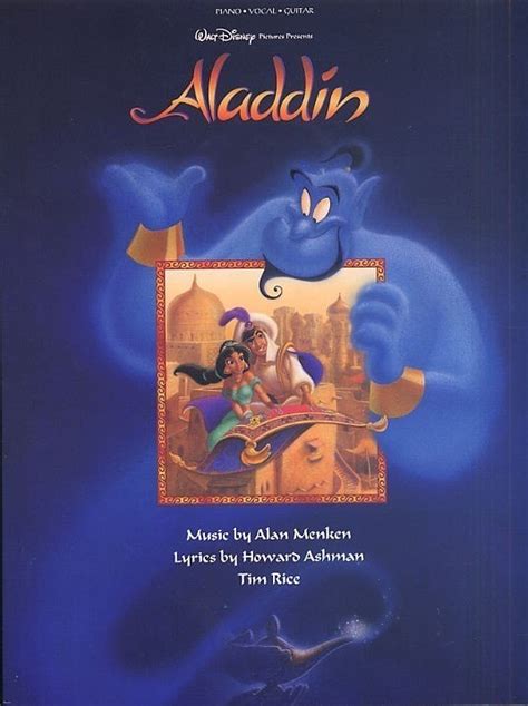 Forwoods ScoreStore | Aladdin 1992 Movie Soundtrack PVG published by Hal Leonard