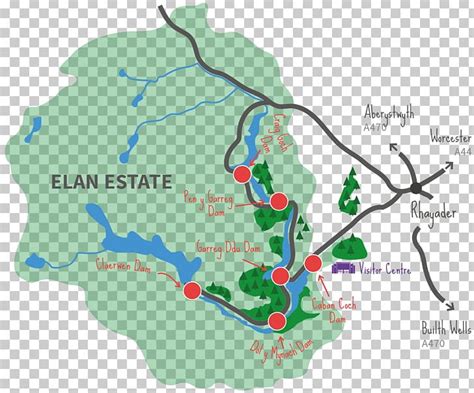 Elan Valley Reservoirs Builth Wells Map Dam PNG, Clipart, Area, Car Park, Dam, Lake Beautiful ...