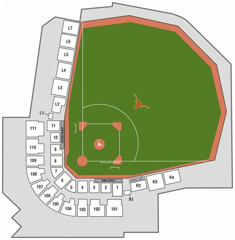 Seating Diagrams - University Of Texas Athletics - University Of Texas ...