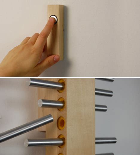 Modern Doorbell: Wired Musical Chimes Play Digital Tunes | Designs & Ideas on Dornob