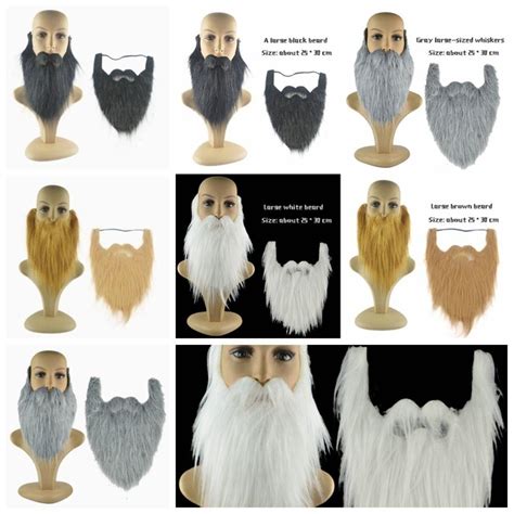 Artificial Beard Realistic Fake Beard Fake Beard Halloween Fake ...