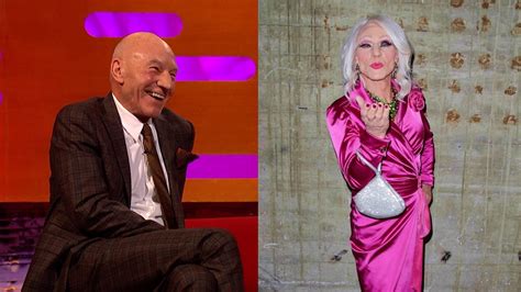 BBC One - The Graham Norton Show, Series 24, Episode 17, Patrick Stewart’s drag act alter ego