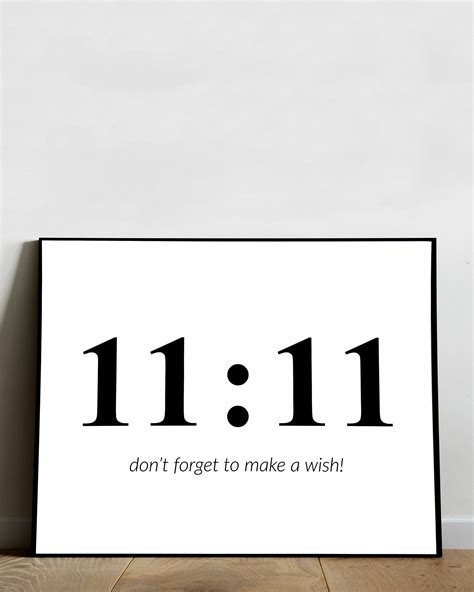 11:11 Angel Number | Quote Art Print