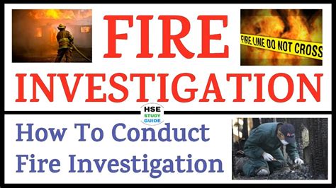 Fire Investigation |How To Conduct Fire Investigation |How To Do Fire ...