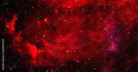 Red nebula. Elements of this image furnished by NASA Stock Photo ...