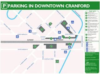 Downtown Cranford Parking Map | Official Website of Cranford NJ