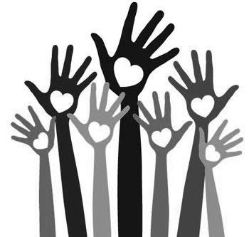 Free Helping Hands Black And White, Download Free Helping Hands Black ...