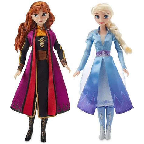 Disney Princess Anna And Elsa 14 Inch Singing Sisters Feature Fashion Doll Pack ...