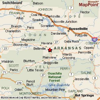 Danville, Arkansas Area Map & More